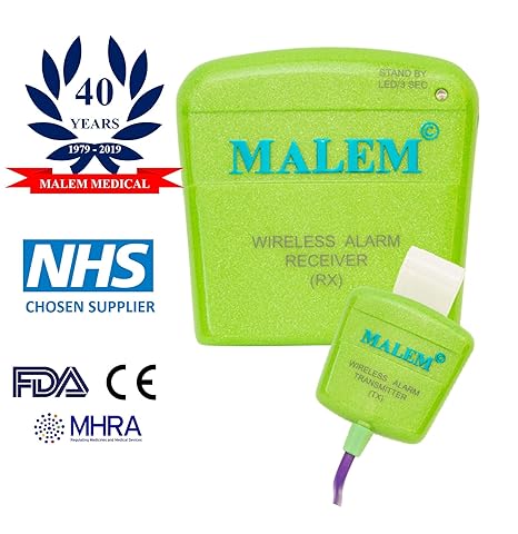 Malem MO12 Wireless Bettnässer Alarm (Grün)