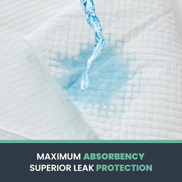 RMS BRANDS DISPOSABLE UNDERPADS 36″ X 36″, 50 COUNT, SUPER ABSORBENT HOSPITAL GRADE INCONTINENCE BED PADS, LEAK PROOF, QUILTED CHUX PADS FOR ADULTS, SENIORS, KIDS & PETS