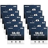 MELONARE 10-Pack Regular Light Electric Guitar Strings GA-S2-10 | 10-46 Gauge, Nickel-Plated Steel Winding, Hex Core, Anti-Rust Coating, Ball-End Strings