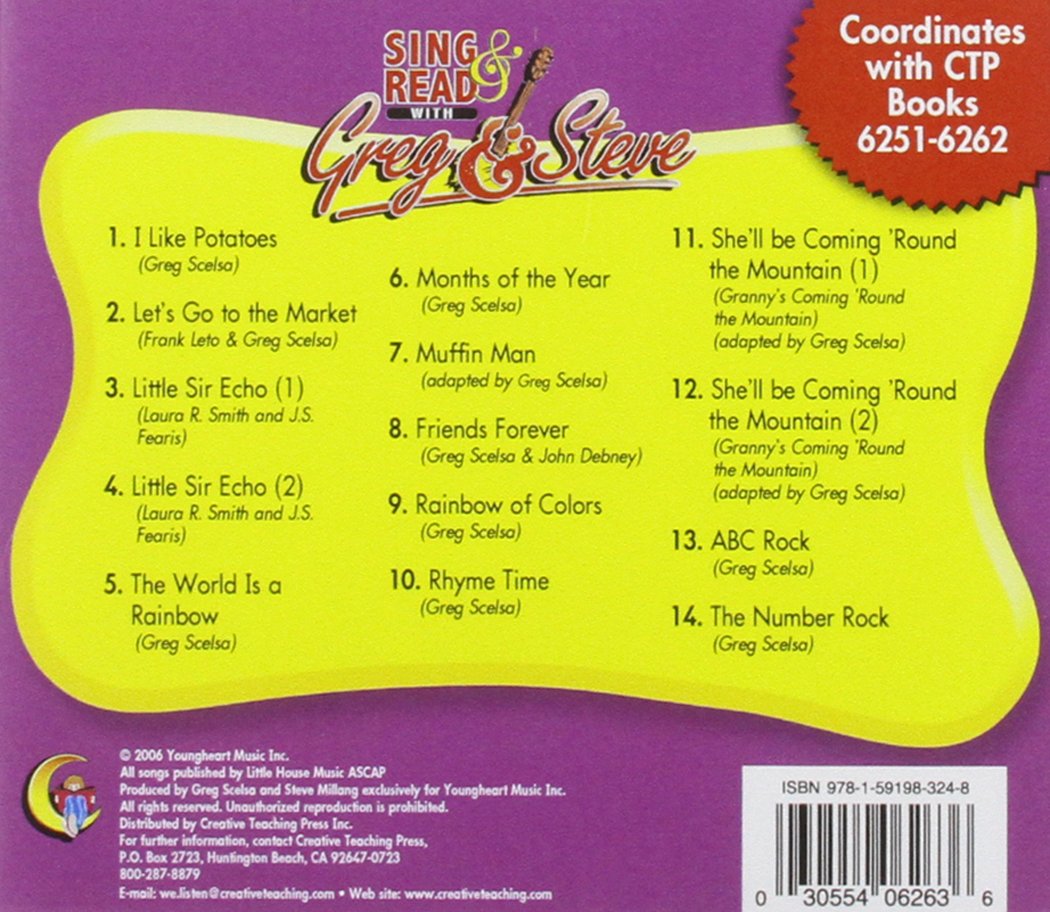 Greg Steve Sing Read With Greg Steve Amazon Com Music