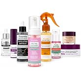 Calcium Daily Skincare Set, Facial Care Kit with Cleanser, Serums, Calcium Multi Balm Stick &amp; Eye Patches, Hydrating Moisturizing Routine for Soft, Smooth-Looking Skin.