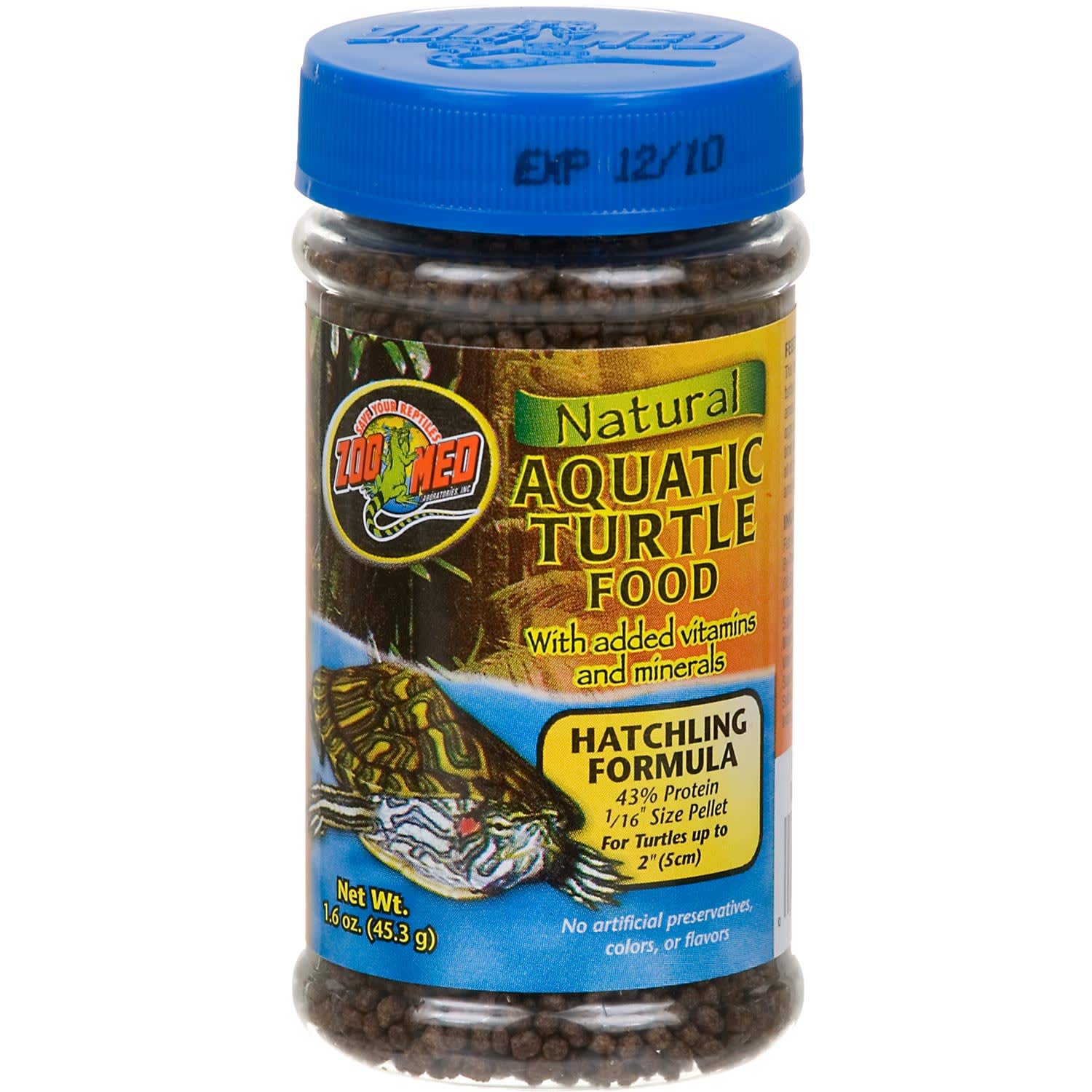 zoomed Natural Aquatic Turtle Micro Pellet, 45.3 g