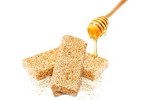 NY SPICE SHOP Sesame Honey Bars - 3 Pound Honey Candy - Sesame Crunch - Sesame Candy - Sesame Candy Honey - Sesame Bar - Honey Sesame Sticks Snacks - Honey Bars - Sesame Seed Honey Candy - Seed Crunch