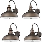 Bestshared Outdoor Farmhouse Barn Light, Outdoor Wall Sconce, Farmhouse Exterior Wall Mount Light, Vintage Front Door Lightin