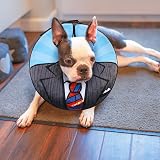 BEAUTYZOO Inflatable Dog Cone Collar Large, Soft Donut Neck Recovery view 8