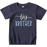 Big Brother Shirt for Toddler Baby Boys Announcement T Shirt Sibling Outfit Clothes 1-5t