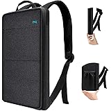 ZINZ Slim & Expandable Laptop Backpack Water Resistant Travel Backpack Compatible with MacBook Air/Pro 13-14 inch XPS 13 Surf