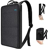 ZINZ Slim & Expandable Laptop Backpack Water Resistant Travel Backpack Compatible with MacBook Air/Pro 13-14 inch XPS 13 Surface 13.5" and Most 13-14 inch NoteBooks,B01K01