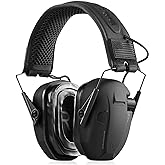 Savior Equipment Apollo Electronic Earmuffs For Shooting w/Gel Ear Pads, 24dB NRR, Noise Cancelling Ear Protection Headset