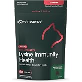 VetriScience Extra Strength Lysine Immunity Health Chews, 120 Count | Immunity Supplement for Cats of All Ages, Supports Immune Function, Eye Health &amp; Cardiovascular Function