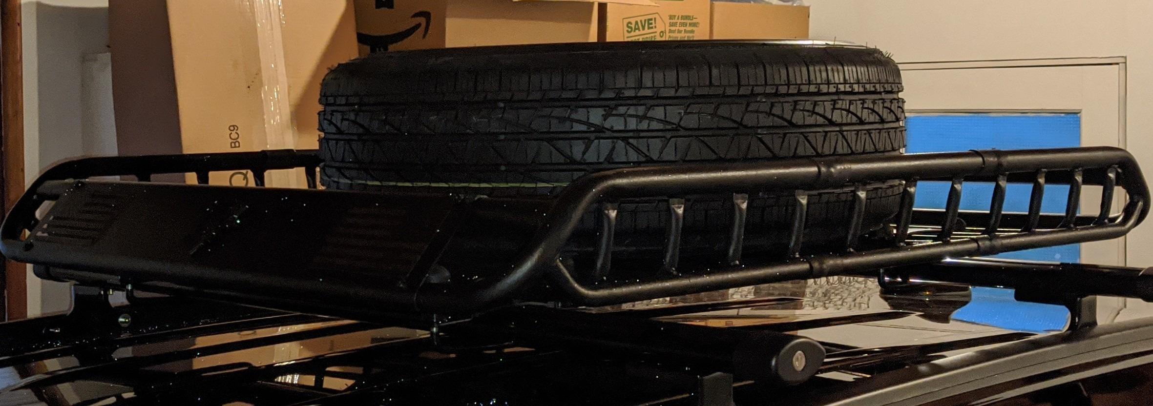 16/mo Finance YAKIMA, Spare Tire Carrier for Roof Racks and Cargo