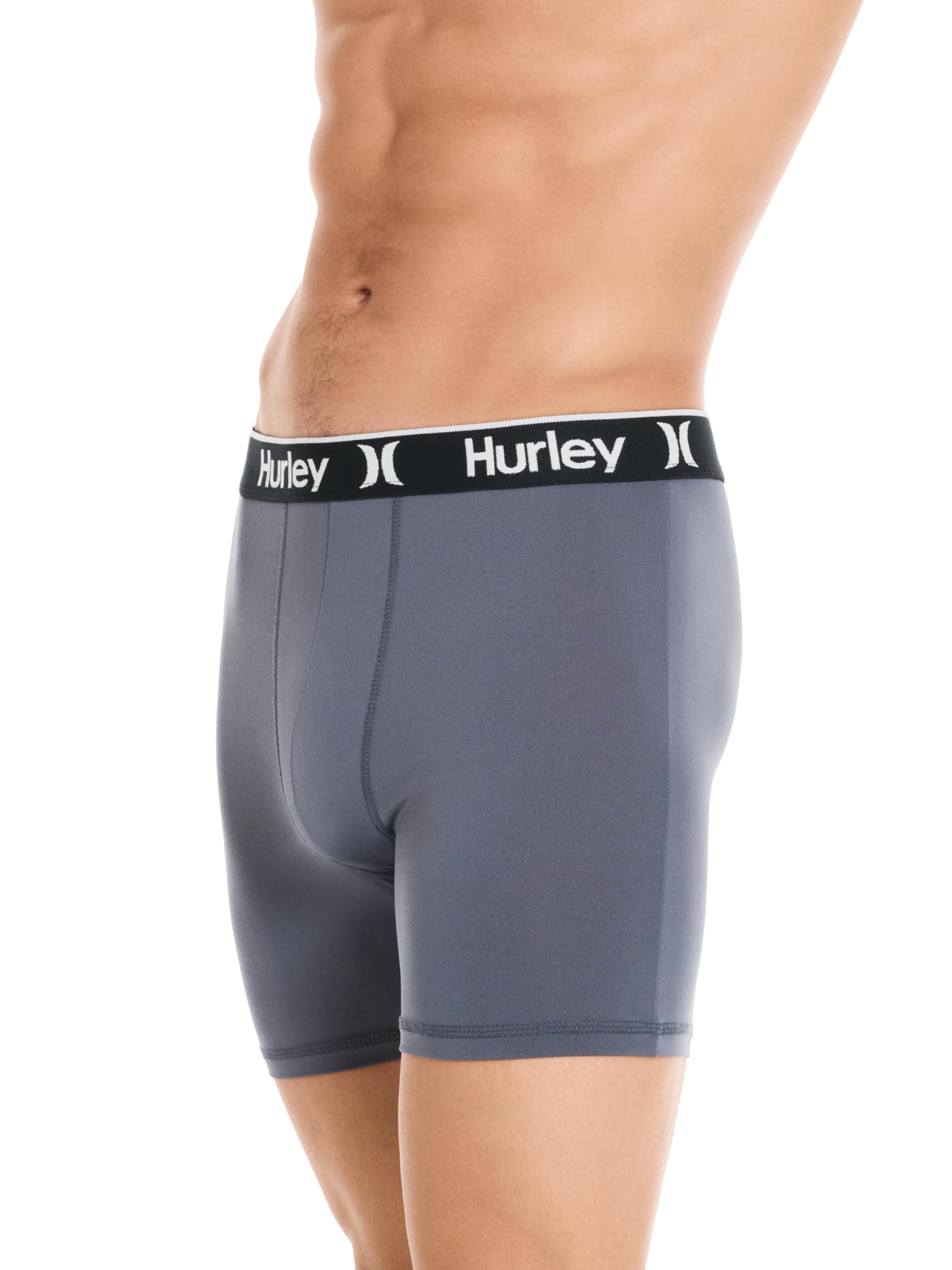 Hurley mens 5 Pack Stretch Boxer Briefs