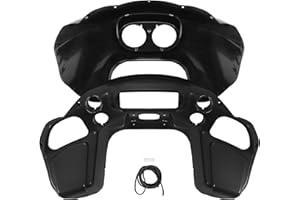 HECASA Batwing Inner & Outer Fairing Compatible with 1998-2013 Harley-Davidson Road Glide CVO EFI FLTRI DIY Motorcycle Headli