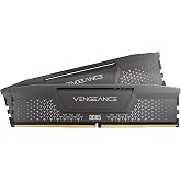 CORSAIR Vengeance RS DDR5 32GB (2 x 16GB) Up to 6000MHz AMD Intel RAM | Desktop Gaming Memory, AMD EXPO &amp; Intel XMP 3.0 Compatible, CL38, Gray, CML32GX5M2D6000Z38