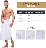 Utopia Towels 4 Piece Bath Towels Set Premium 100% Ring Spun Cotton White view 2