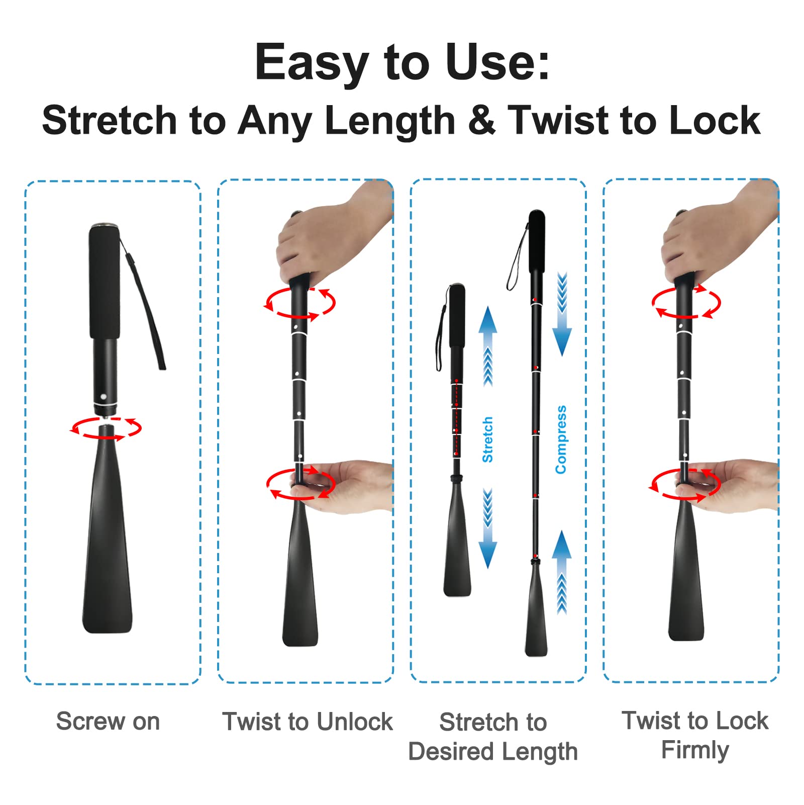 TriPro Shoe Horn Long Handle -15