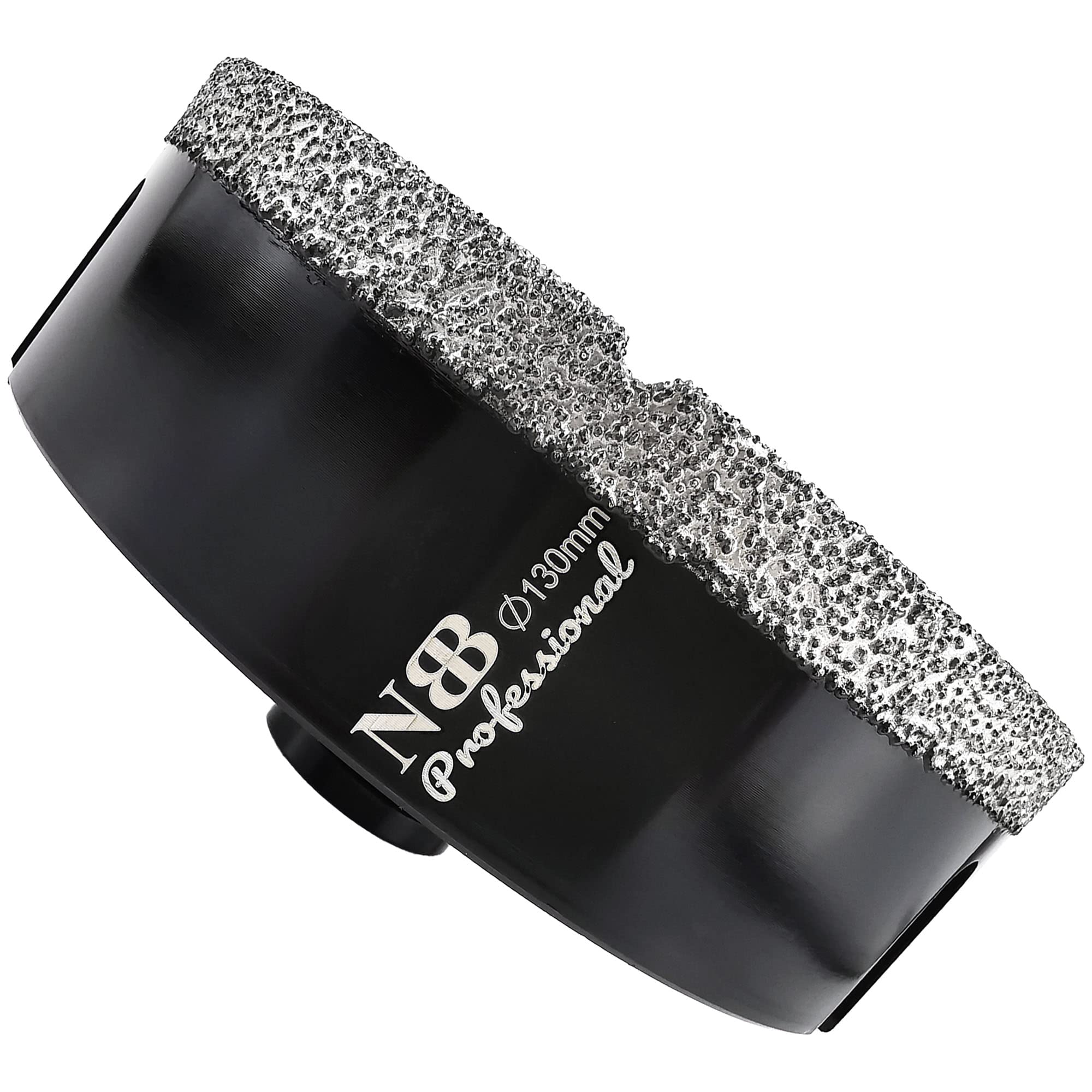 NBB Vacuum brazed Diamond Hole Saw with M14, for Dry or Wet Drilling Professionally on Hard Porcelain, Ceramic, Tile, Granite, Marble, Fast, Durable, for Angle Grinder (130mm) — image 1