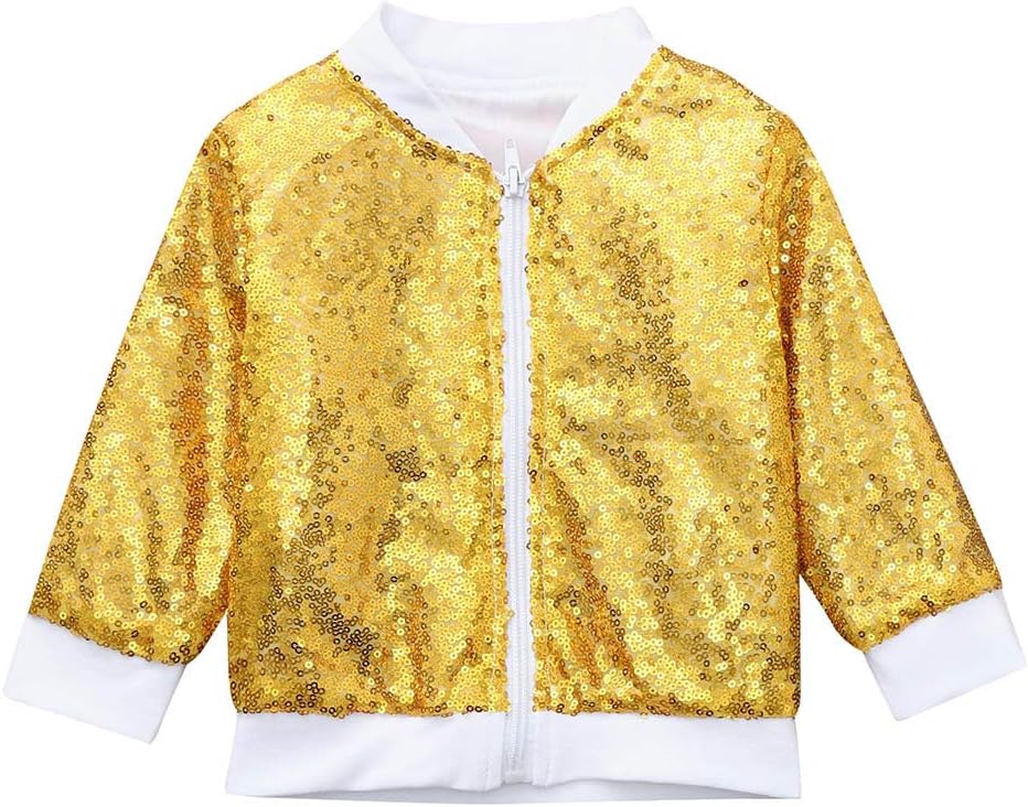 Lucoo Chamarra de Lentejuelas Brillantes para