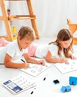 Nicpro 30 Pack Dry Erase Mini Whiteboard A4 22 x 30 cm Double Sided Lapboard view 5