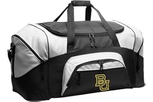 BROAD BAY Baylor University Suitcase Duffle Bag Large Baylor Bears Duffel Gift Idea for Her or Him (Baylor Logo, Black)