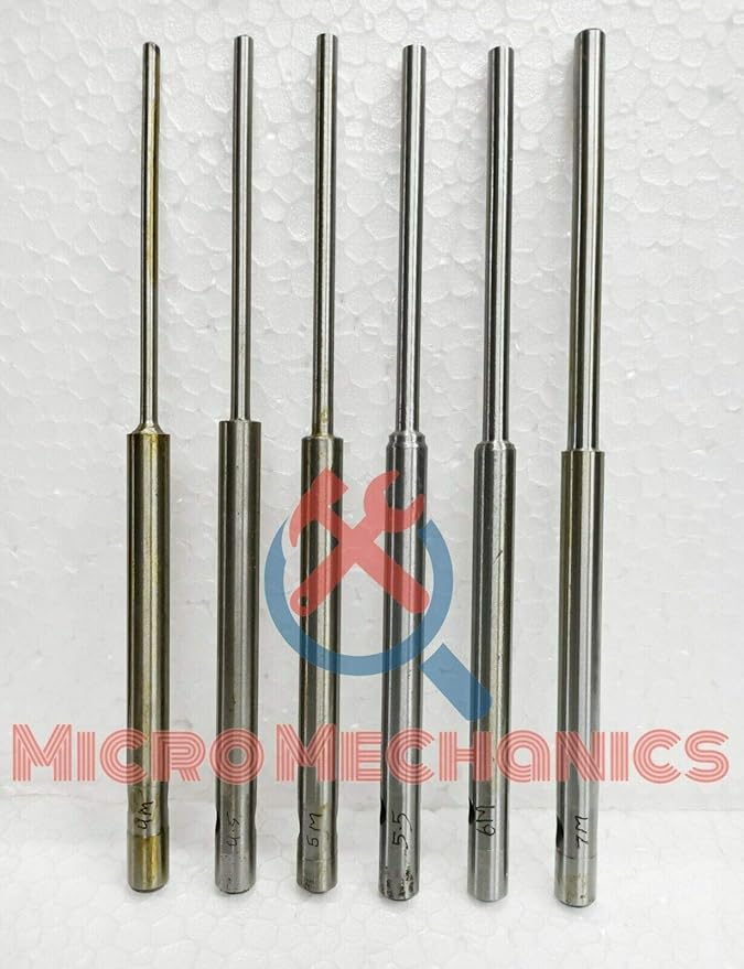 4_4.5_5_5.5_6_7 MM SET OF SIOUX VALVE SEAT GRINDER PILOTS