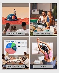 Aurzen Projector Foldable Stand, Ultra-Compact with