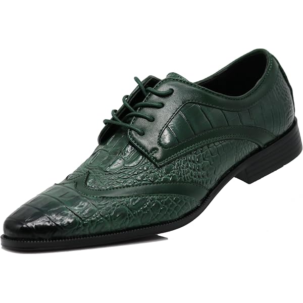 Bolano Mens Cappi-008 Oyster Faux Crocodile Lace Up Oxford Dress Shoes Size 9 Bolano Cappi Mens 12 Oxfords Butterscotch Crocodile Leather  main image 2