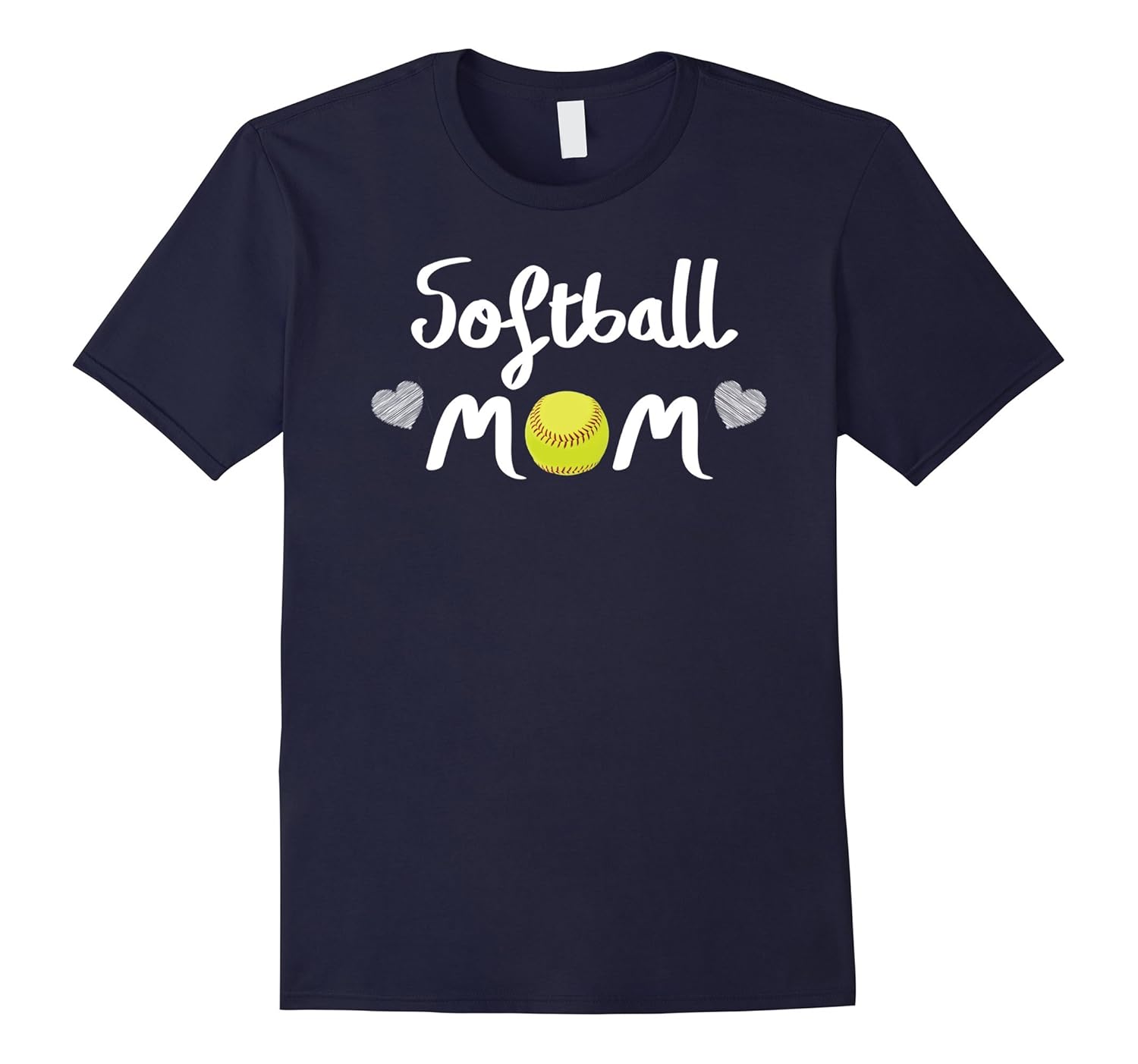 Cute Softball Mom Shirts-I Love My Girls Mom Softball Shirt-Rose