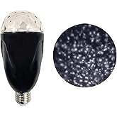 NOMA Kaleidoscope LED Light Bulb | Rotating Projector Light | Christmas Light Display | E26 | White