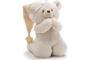 GUND Baby Goodnight Prayer Bear, Moving and Talking Teddy Bear Plush, Tan, 15"