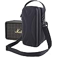 Hzycwgone Case Bag for Marshall Middleton Portable Bluetooth Speaker,Middleton Hard EVA Carrying Case Shoulder Bag w/Extra Mesh Pocket for Cable and Accessories(Black + Gray)