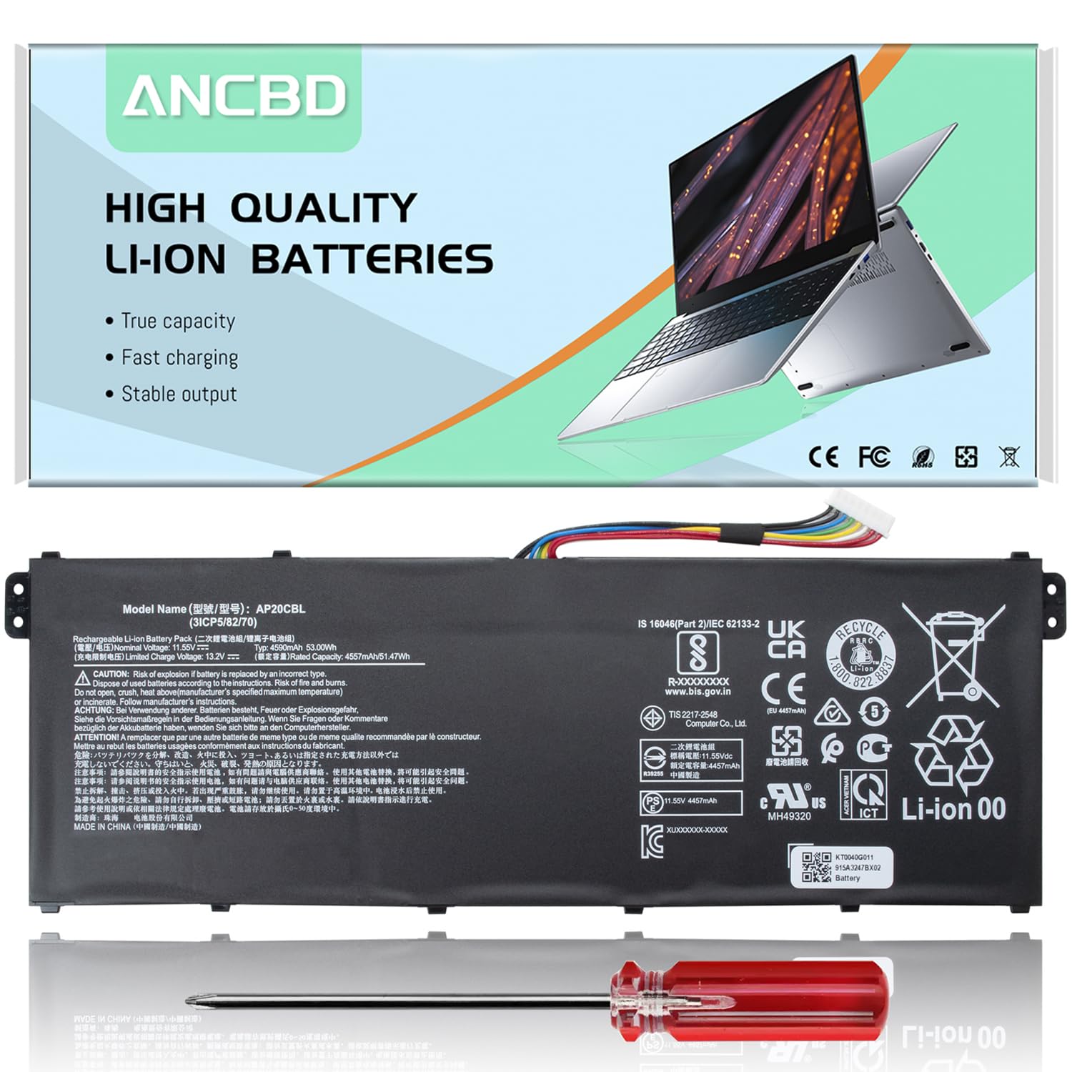 AP20CBL Laptop Battery for Acer Aspire 5 A515-45