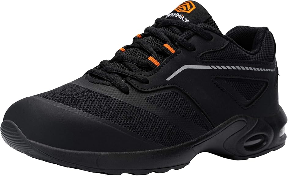 DYKHMILY Steel Toe Cap Trainers for Men Air Cushion Safety Shoes