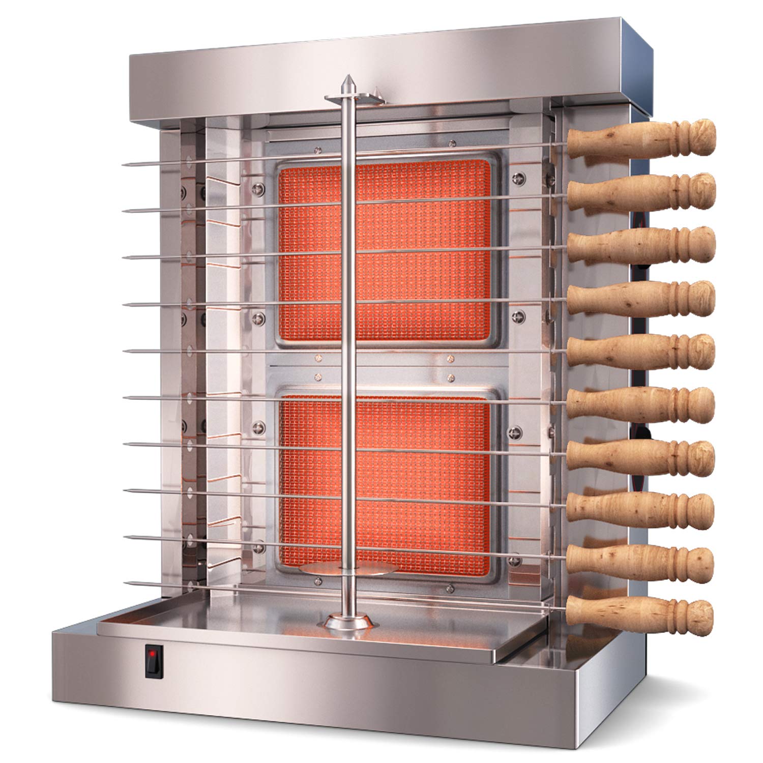 Spinning Grillers Shawarma Vertical Broiler 5 In 1 Rotisserie