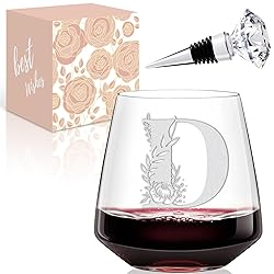 Personalized Wine Glass for Women – Custom Etched