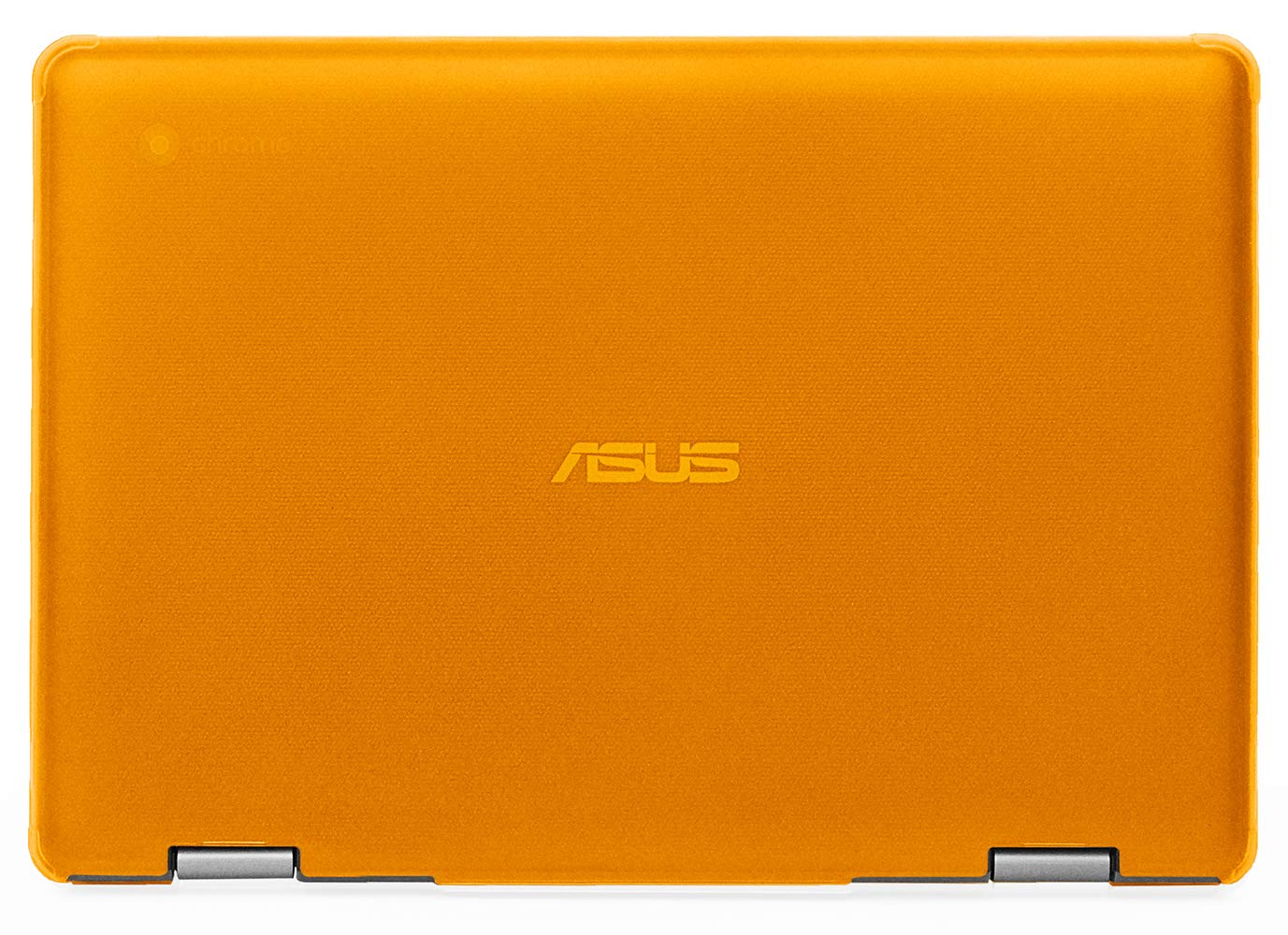 mCover Case Compatible for 2019~2021 11.6" ASUS Chromebook Flip C214MA Series Convertible Laptop Computers ONLY (NOT Fitting Any Other ASUS Models) - Orange