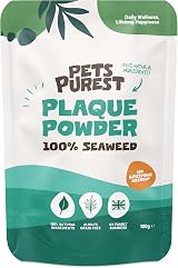 Pets Purest Plaque Off Powder 100g Dental Cleaner for Dogs Cats Pets