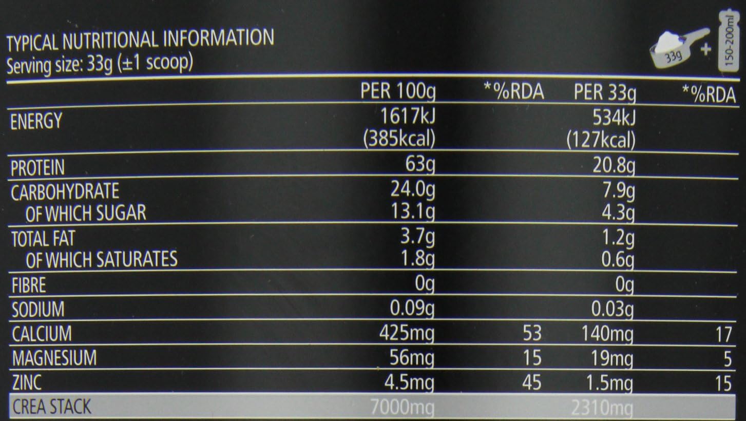 USN Chocolate Hardcore Whey Protein Powder gh, 2 kg, 2 kg (Pack of 1) - Image 3