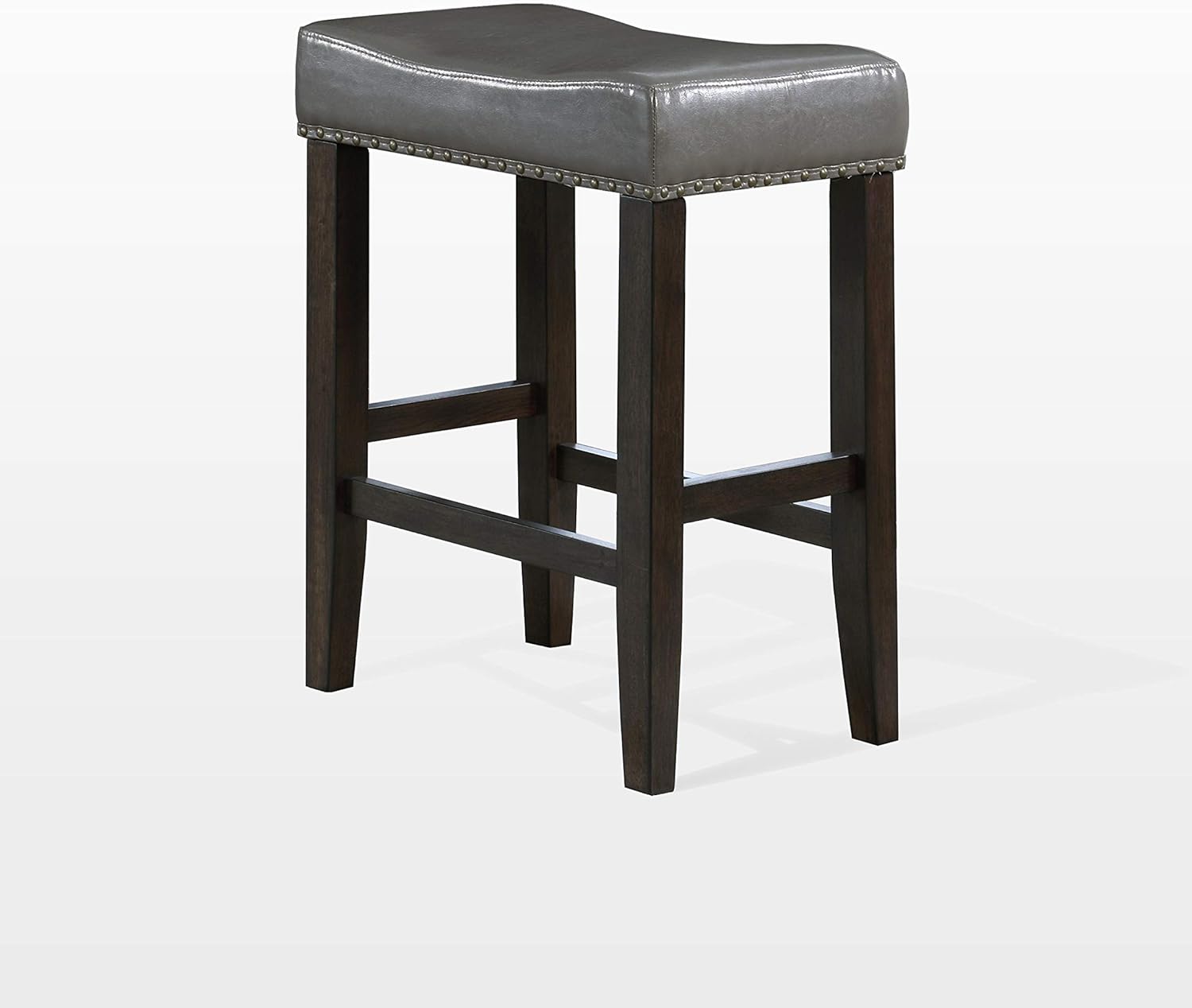 American Woodcrafters Jersey 29" Backless Bar Stool in Grey