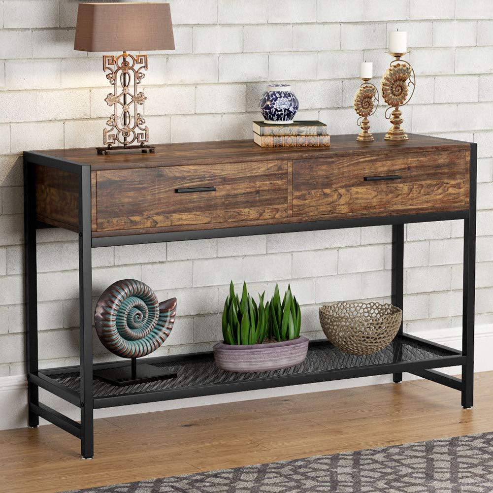 Best Console Table Industrial Drawers
