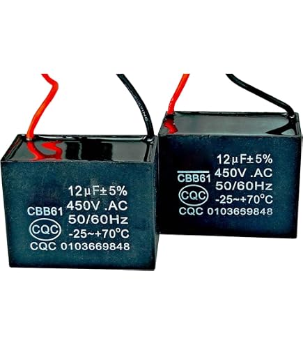 Condensateur De Démarrage Moteur CBB61 4,5µF 450V - Pour Ventilateurs, Moteurs - Neuf COMPOSANT AVENUE