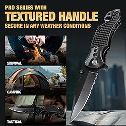 Legal Pocket Knife with Ball Bearing & Case - 5 in