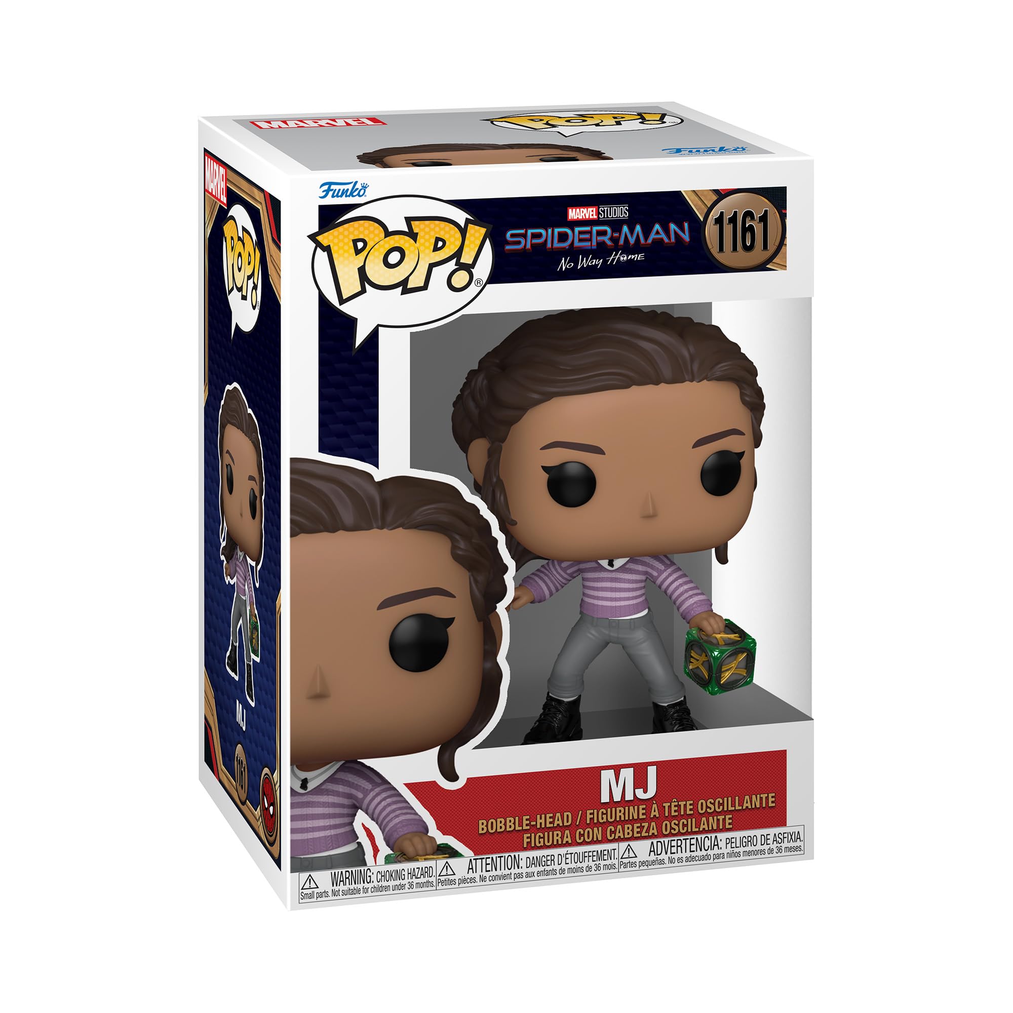 Funko Pop! Marvel: Spiderman No Way Home 2021 - MJ With Box - Spider-man - Collectable Vinyl Figure - Gift Idea - Official Merchandise - Toys for Kids & Adults - Movies Fans