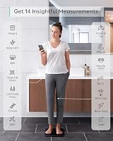 eufy Smart Scales P1 Body Fat Scale Bluetooth 14 Measurements Black view 5