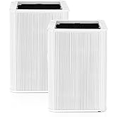 121 Replacement Filter Compatible with Blueair Blue Pure 121 Air Purifier, 2-in-1 HEPA Filters with Parti-cle and Activated Carbon Replacement Filter, 2 Pack