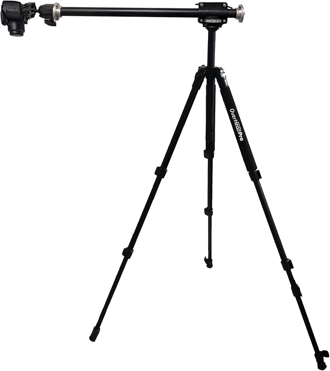 Amazon Overhead Pro 2 イン 1 三脚キット スマートフォン デジタル一眼レフカメラ用コンプリートキット 写真撮影 動画撮影 食品 レシピ 箱出し イラスト 編み物平置き 三脚 通販
