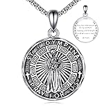 YFN Saint Dymphna Necklace Sterling Silver