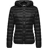 Wantdo Women's Hooded Packable Ultra Light Weight Short Down Jacket
