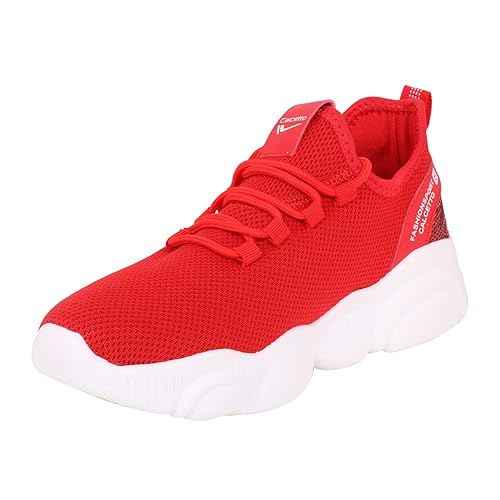 casual shoes red colour