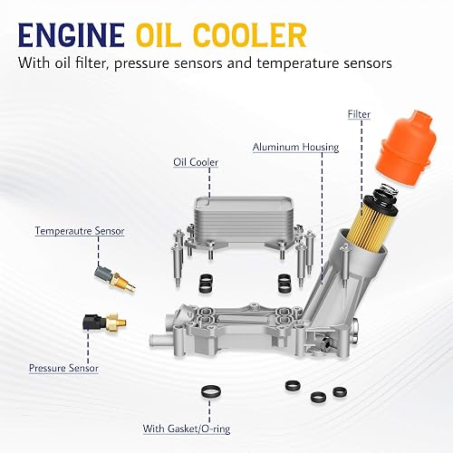 thumbnail image 2 of Aluminum Oil Filter Housing / Cooler Adapter For 2011-2016 Jeep Dodge Chrysler – Replaces 926-876 2 of 5